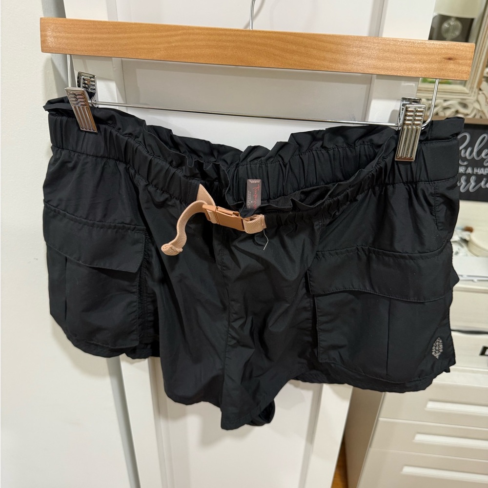 FP Movement Black Athletic Shorts with Elastic Waist - Picture 5 of 5